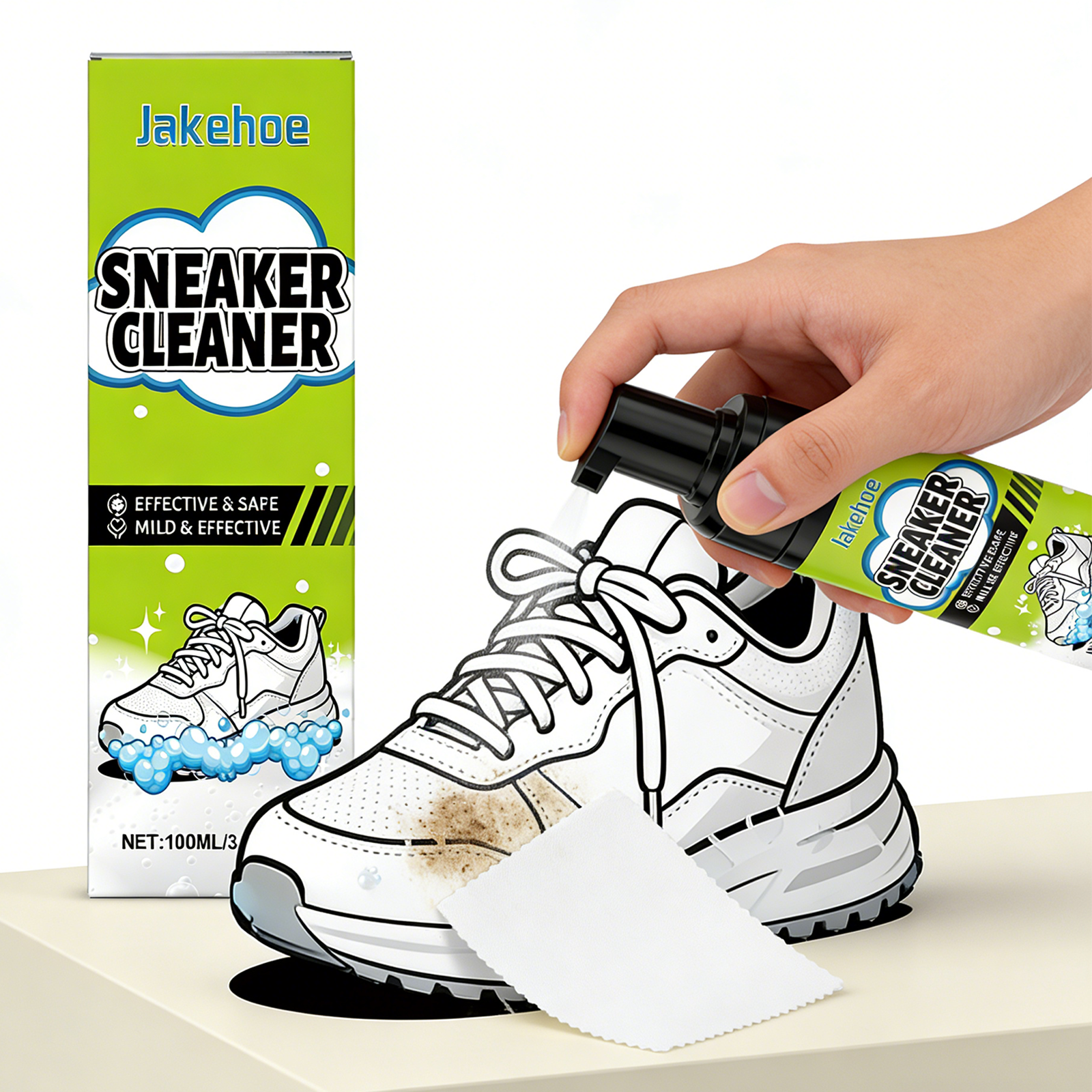 Sneaker Cleaning Kit - White Shoe Cleaner Sneaker Cleaning Kit
