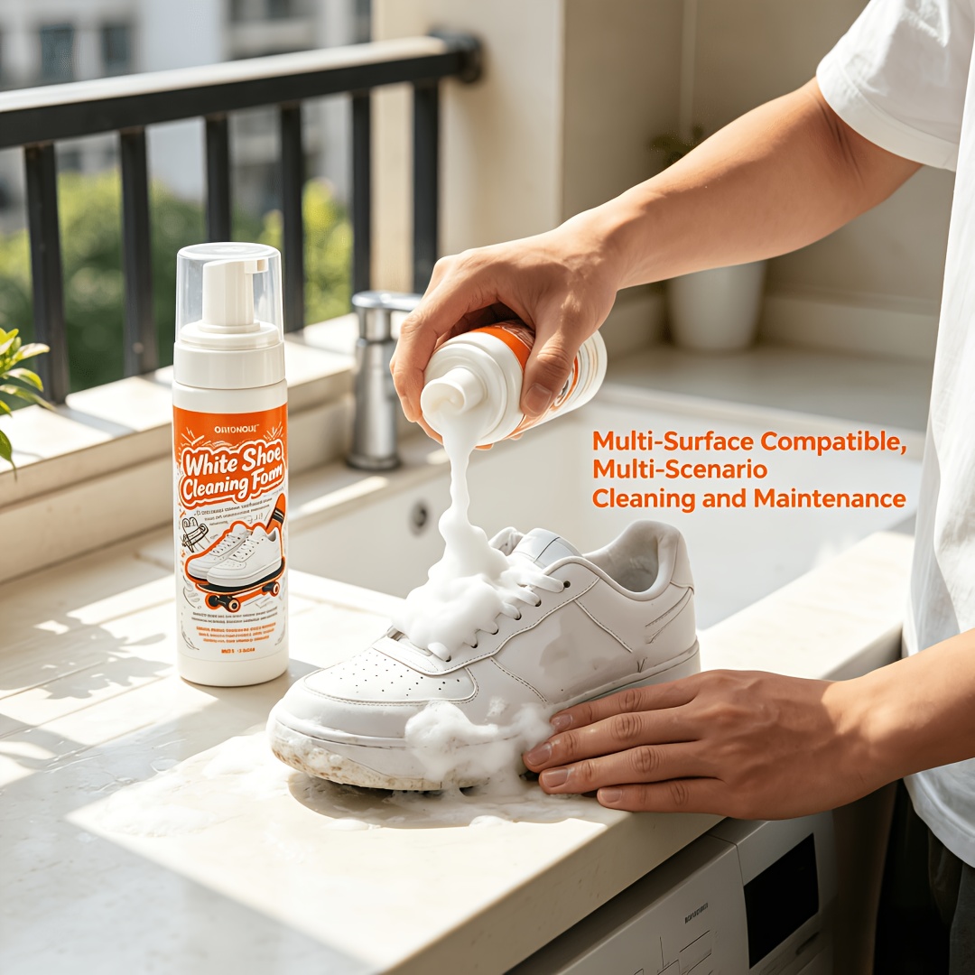 Portable No Rinse White Shoe C - مراجعة Sneaker Cleaner وسعره