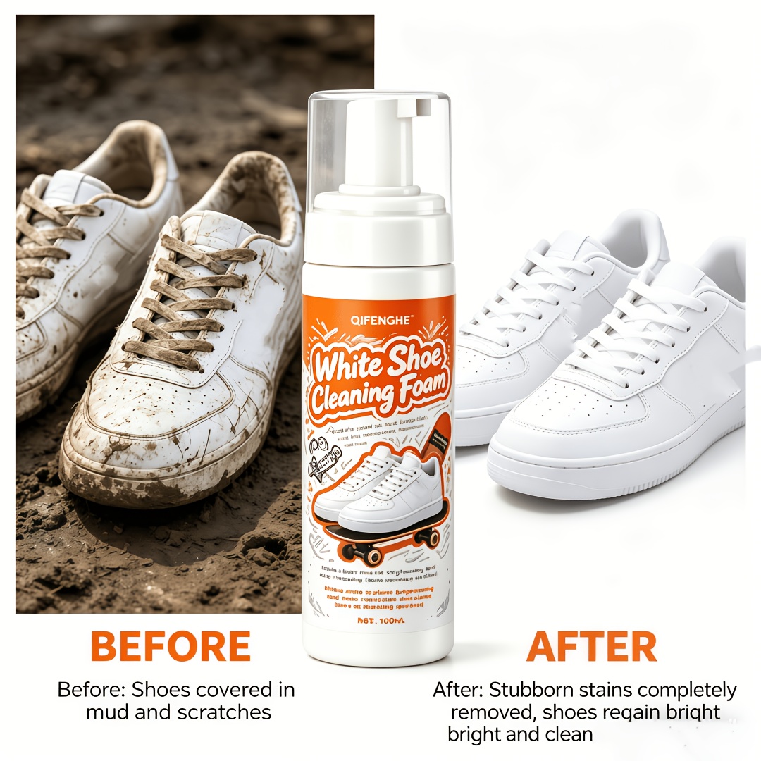 Portable No Rinse White Shoe C - مراجعة Sneaker Cleaner وسعره