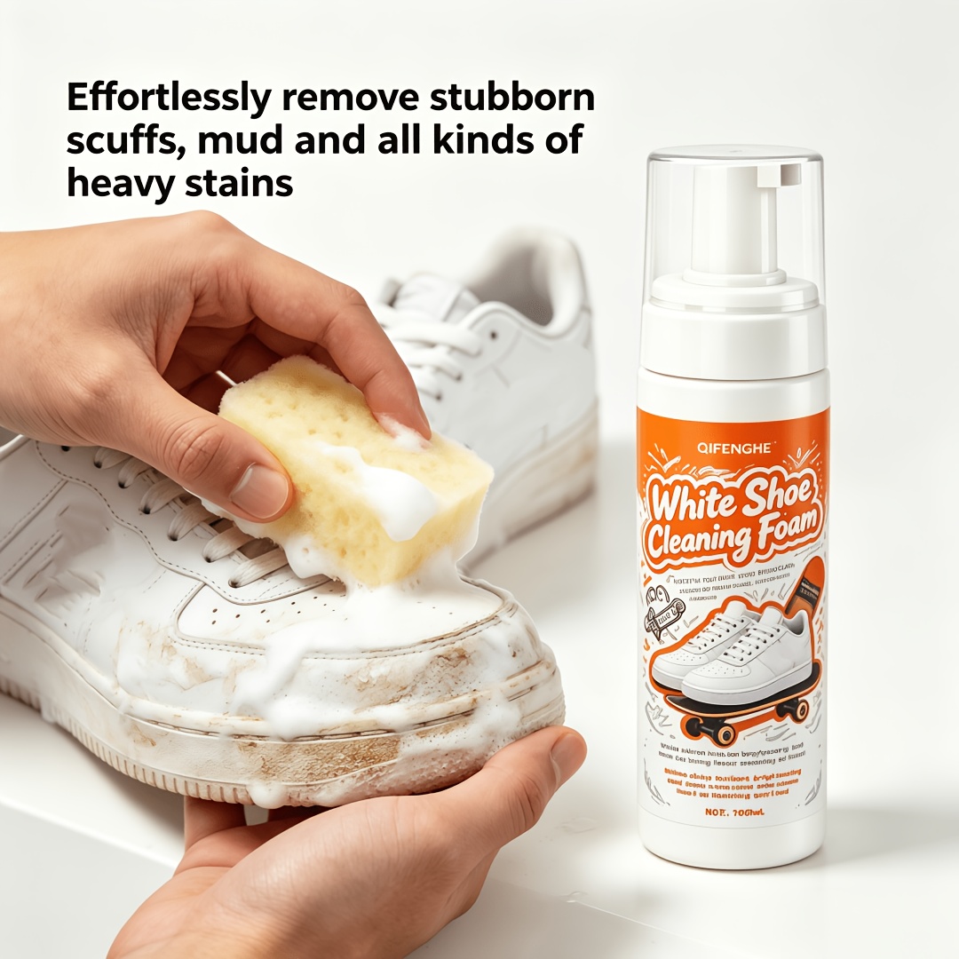 Portable No Rinse White Shoe C - مراجعة Sneaker Cleaner وسعره