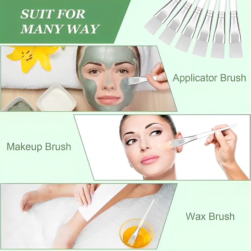 12pcs/set Facial Mask Brushes  - مراجعة Brush Bristle Set وسعره