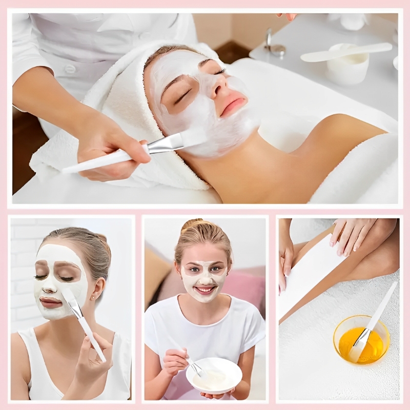12pcs/set Facial Mask Brushes  - مراجعة Brush Bristle Set وسعره