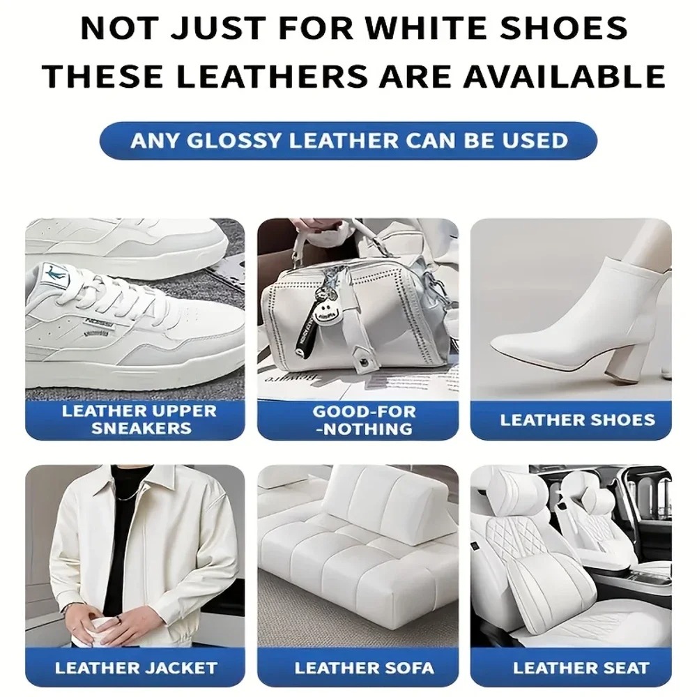 KJM White Leather Repair Cream - مراجعة Sneaker Care Spray وسعره