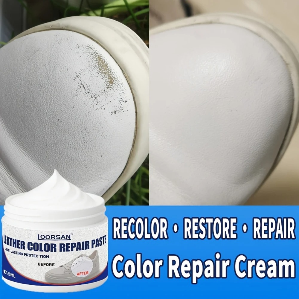 KJM White Leather Repair Cream - مراجعة Sneaker Care Spray وسعره