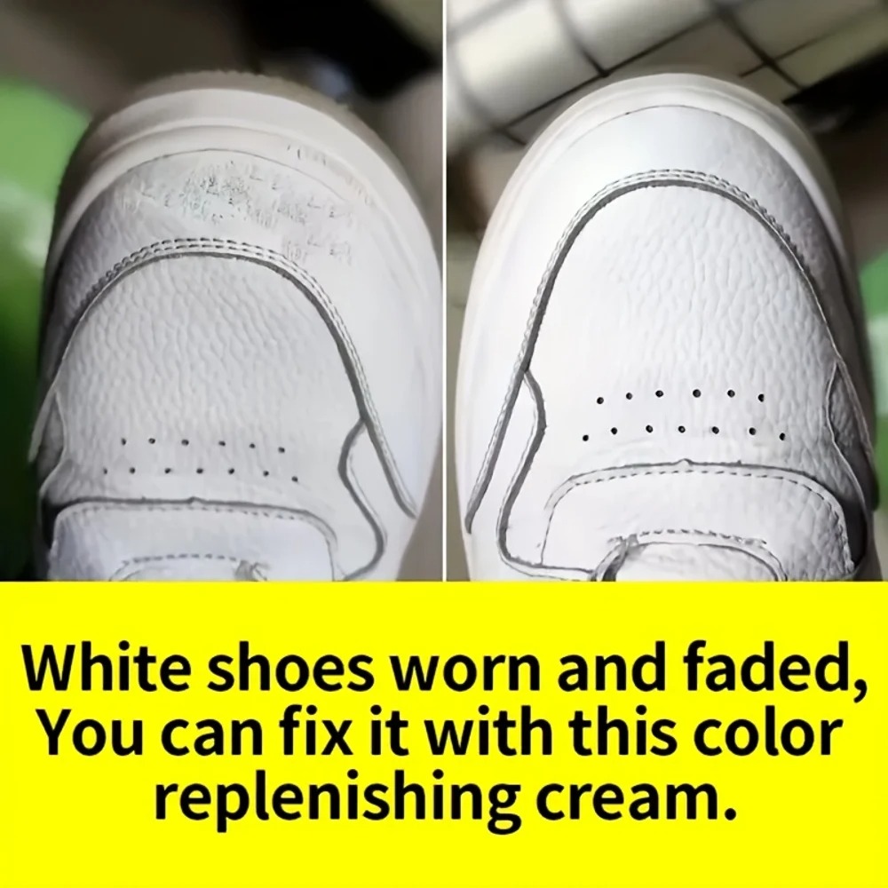KJM White Leather Repair Cream - مراجعة Sneaker Care Spray وسعره