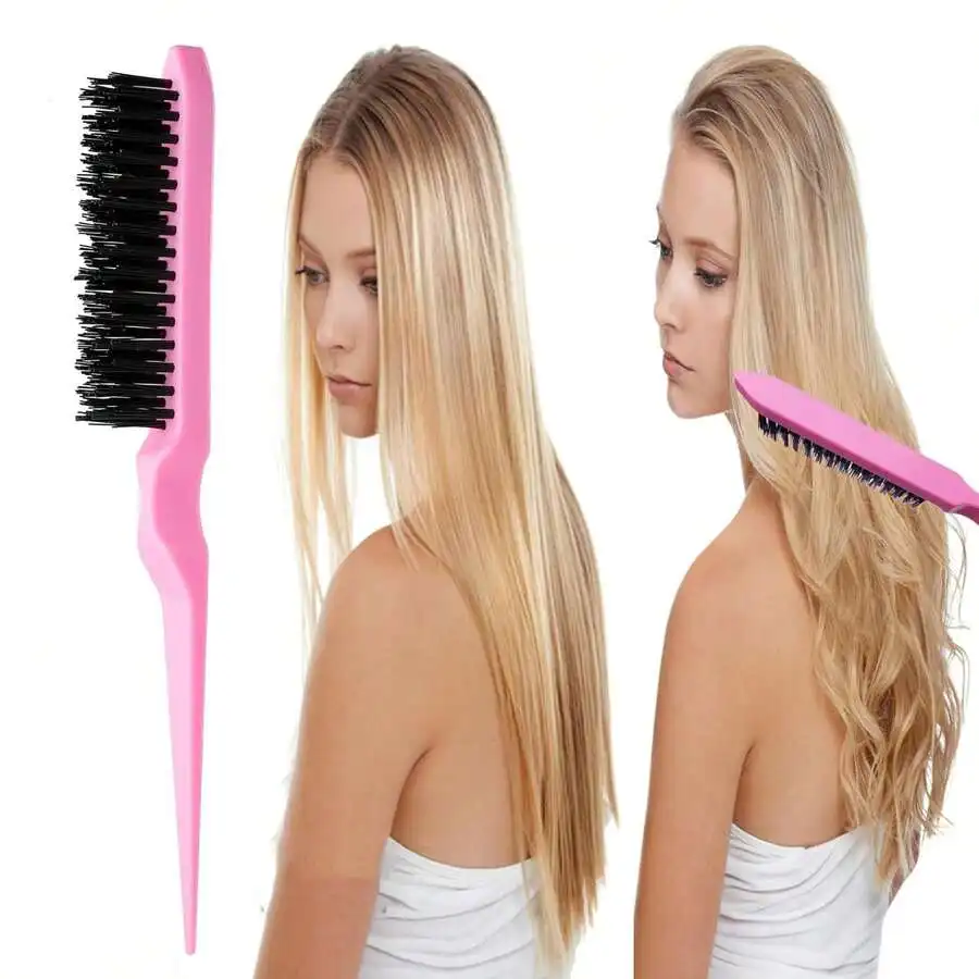 8Pcs Pink Hair Styling Set Wit - مراجعة Brush Bristle Set وسعره