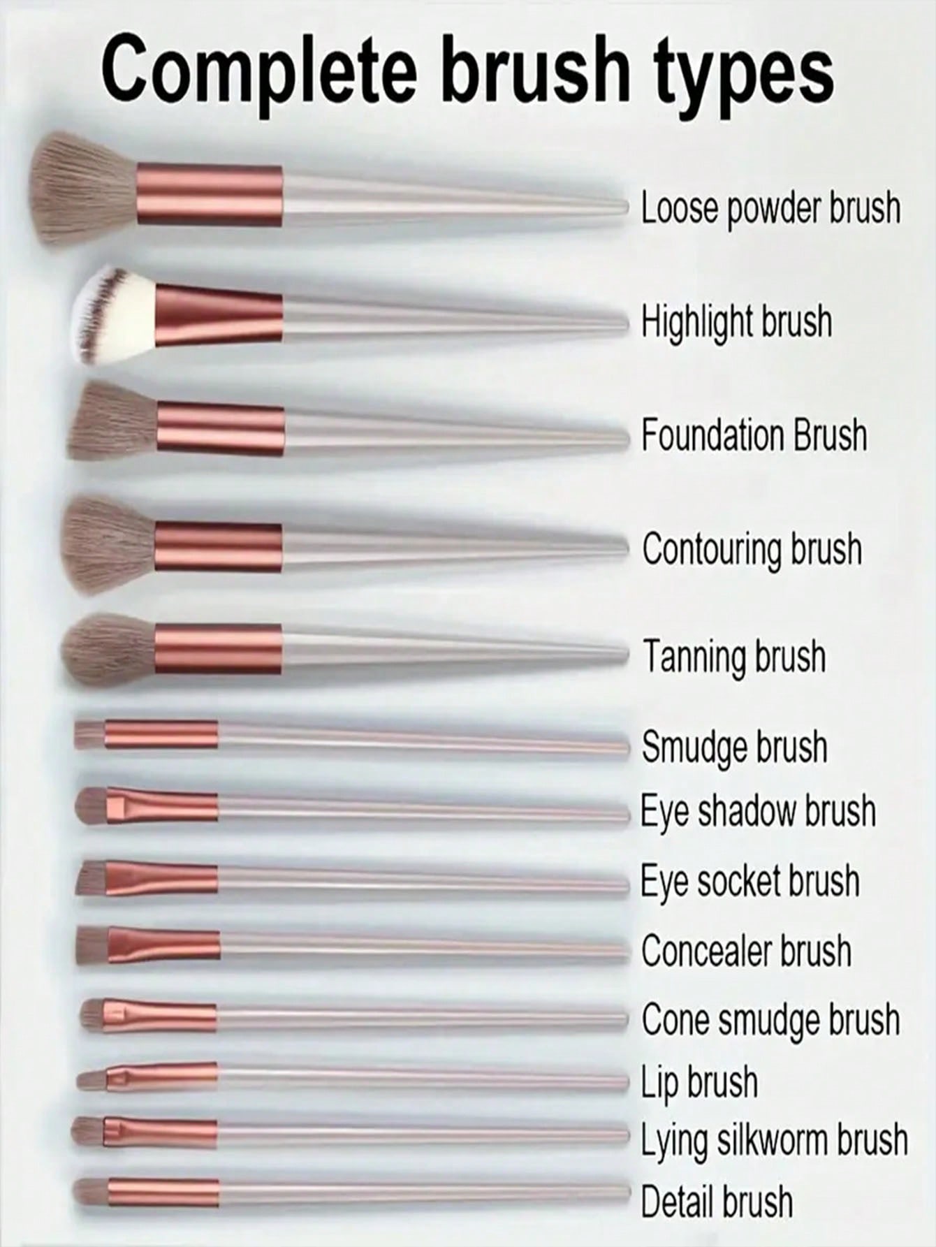 13pcs Professional Makeup Brus - مراجعة Brush Bristle Set وسعره