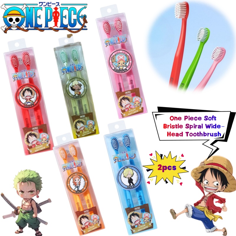 One Piece Luffy Zoro Usopp Sog - مراجعة Brush Bristle Set وسعره