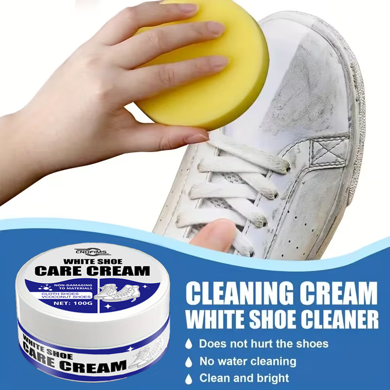 White Shoe Cleaner Cream: Stai - مراجعة Sneaker Cleaner وسعره
