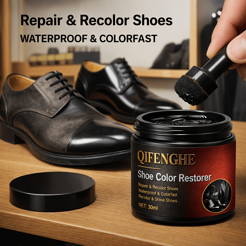 Leather Shoe Recoloring Balm,  - مراجعة Sneaker Care Spray وسعره