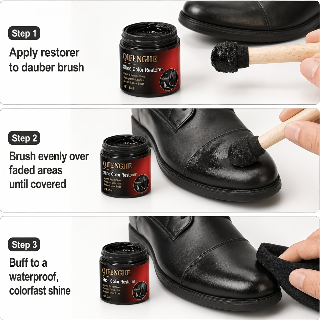 Leather Shoe Recoloring Balm,  - مراجعة Sneaker Care Spray وسعره