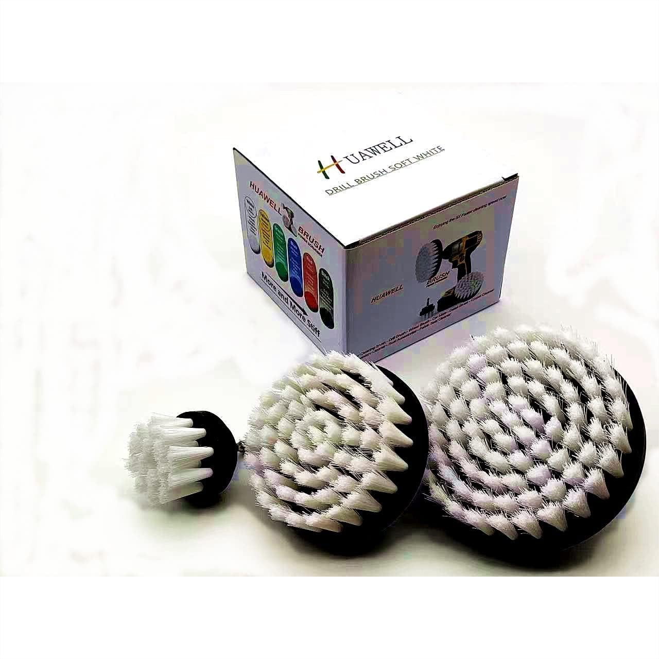 Drill Brush Set 3 Pack Soft Wh - مراجعة Brush Bristle Set وسعره