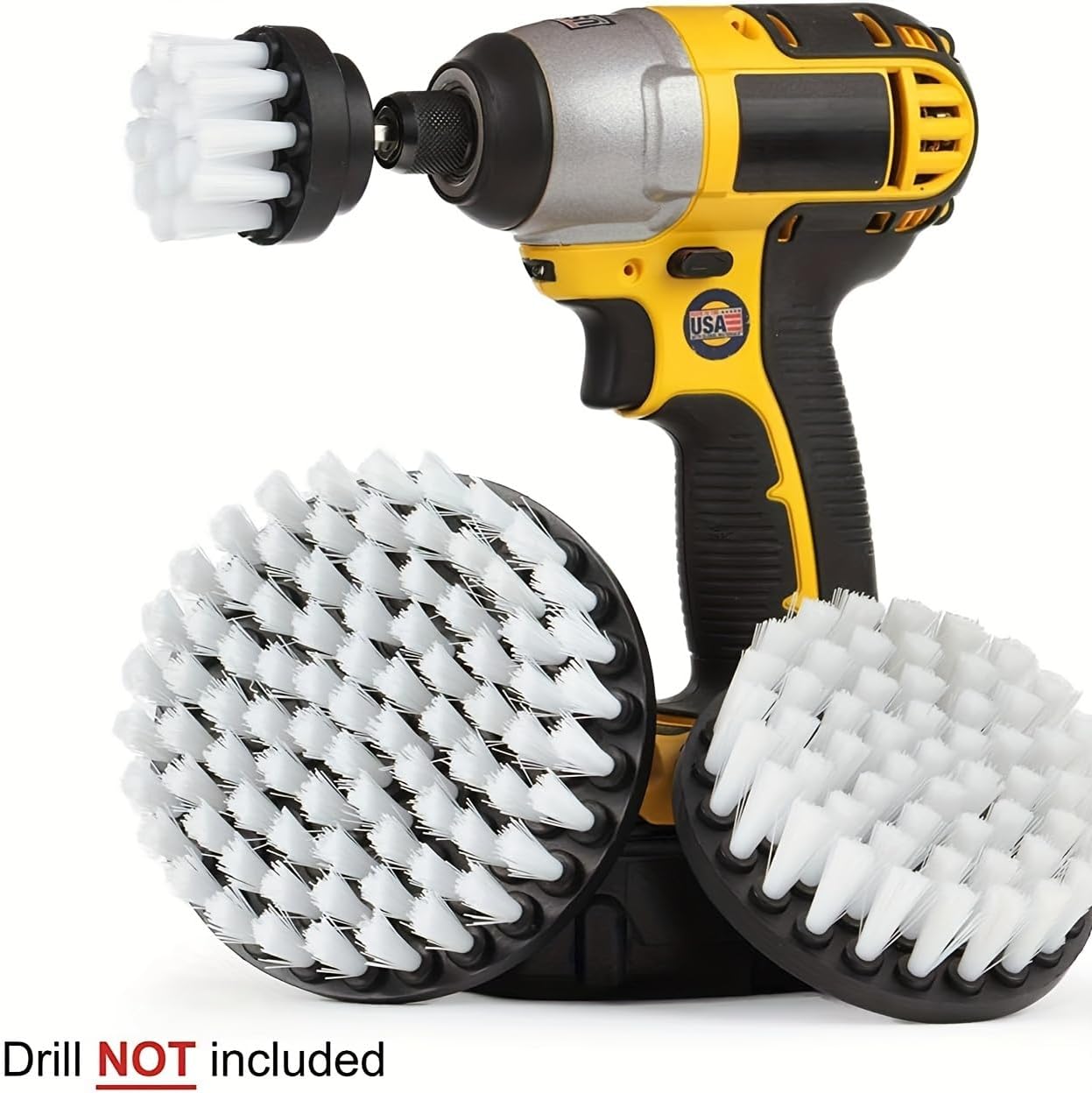 Drill Brush Set 3 Pack Soft Wh - مراجعة Brush Bristle Set وسعره