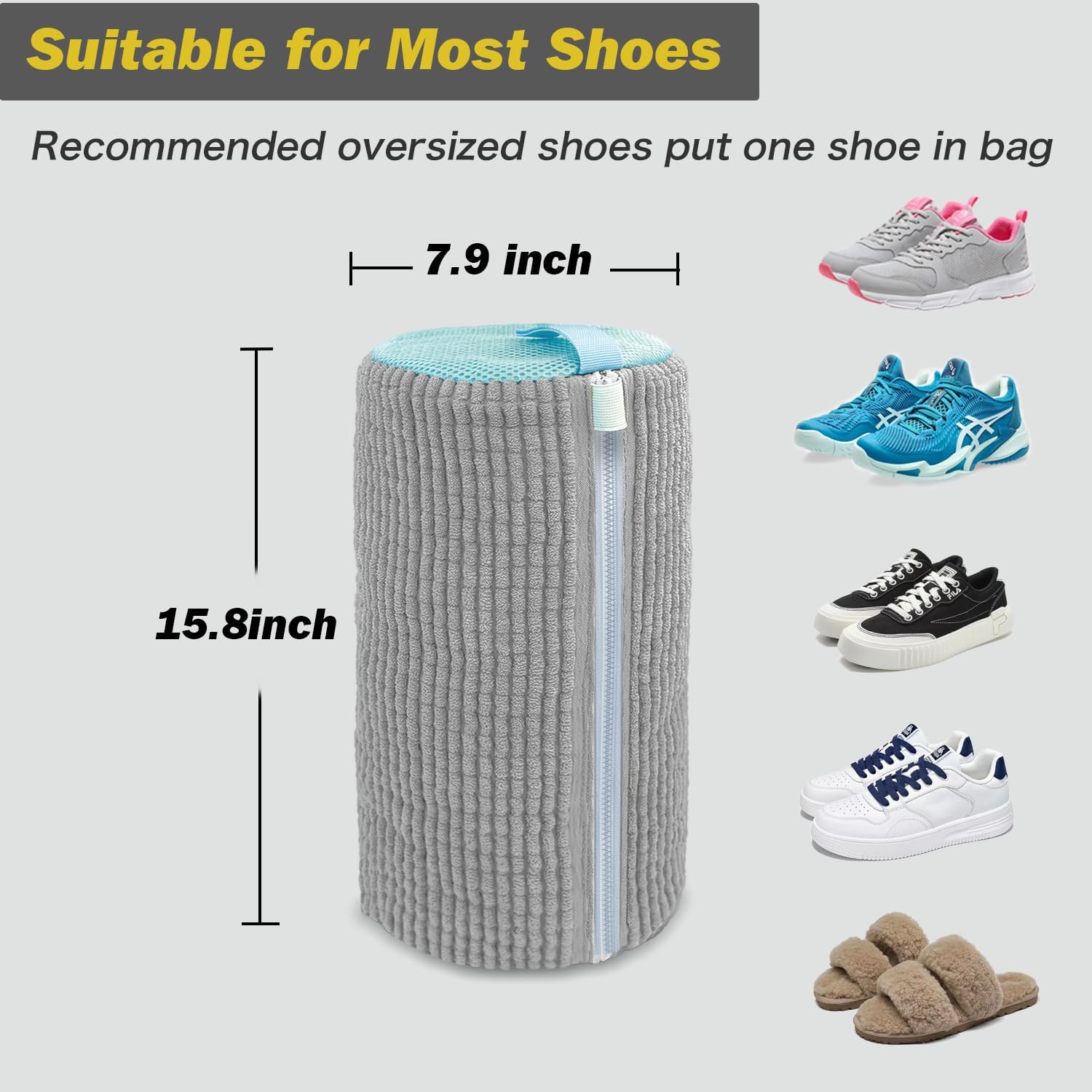 1 PCS Shoe Washing Machine Bag - مراجعة Sneaker Cleaner وسعره