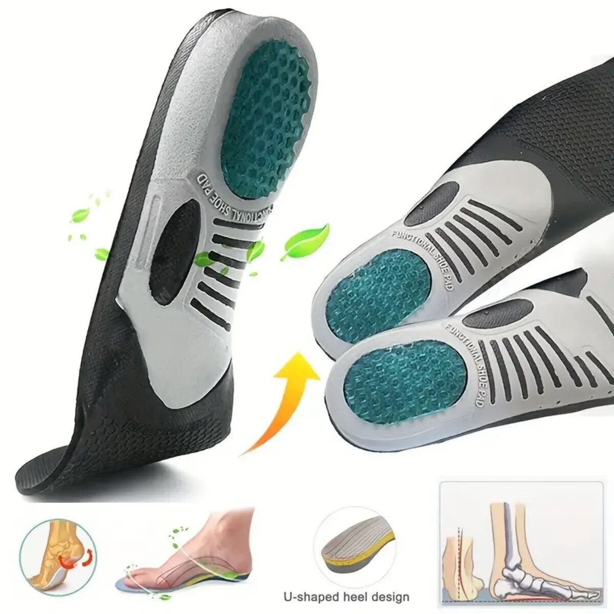 1Pair Orthopedic Insoles Ortho - مراجعة The Sneaker Care وسعره