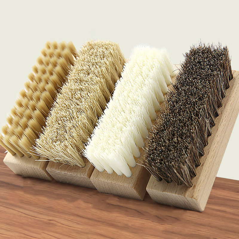 1PC Pig Bristles Shoe Brush Fo - مراجعة Sneaker Cleaning Kit وسعره