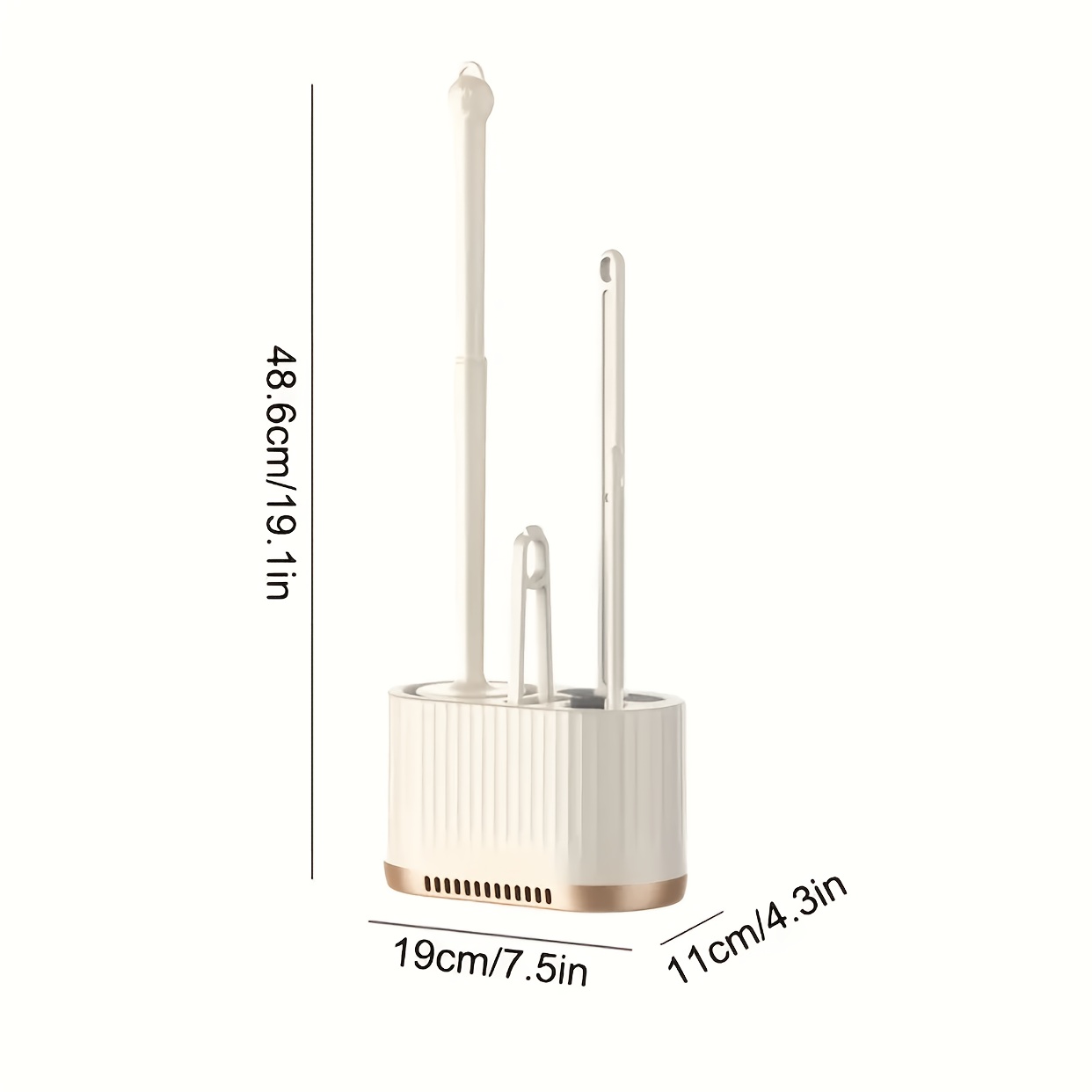 Set of 2 Toilet Brushes with H - مراجعة Brush Bristle Set وسعره