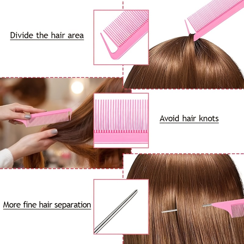 6Pcs Professional Hair Styling - مراجعة Brush Bristle Set وسعره