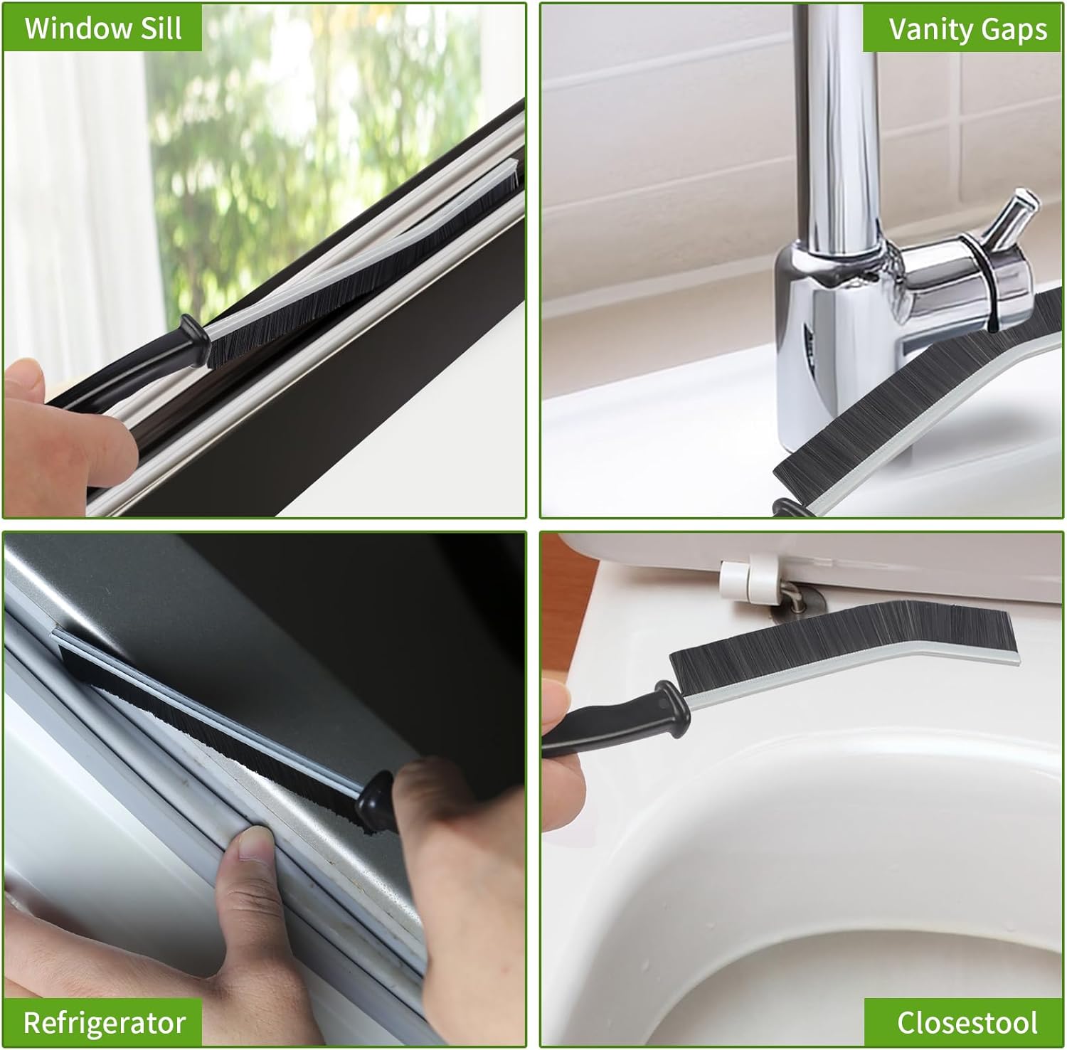 8-Piece Crevice Cleaning Brush - مراجعة Brush Bristle Set وسعره