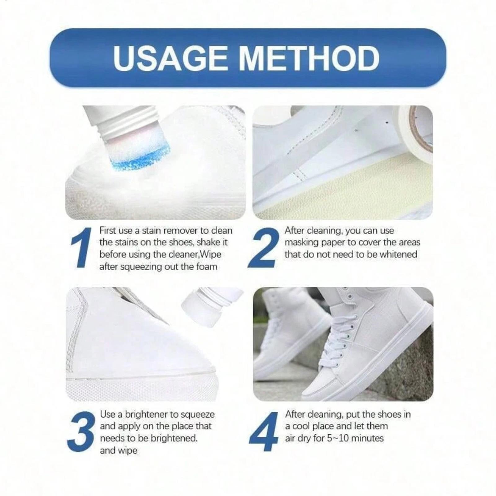 No-Wash Foam Shoes Cleaner 100 - مراجعة Sneaker Care Spray وسعره