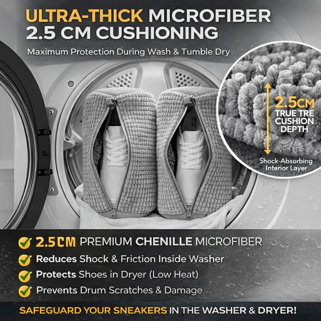 2PCS Shoe Washing Machine Bag  - مراجعة Sneaker Cleaner وسعره