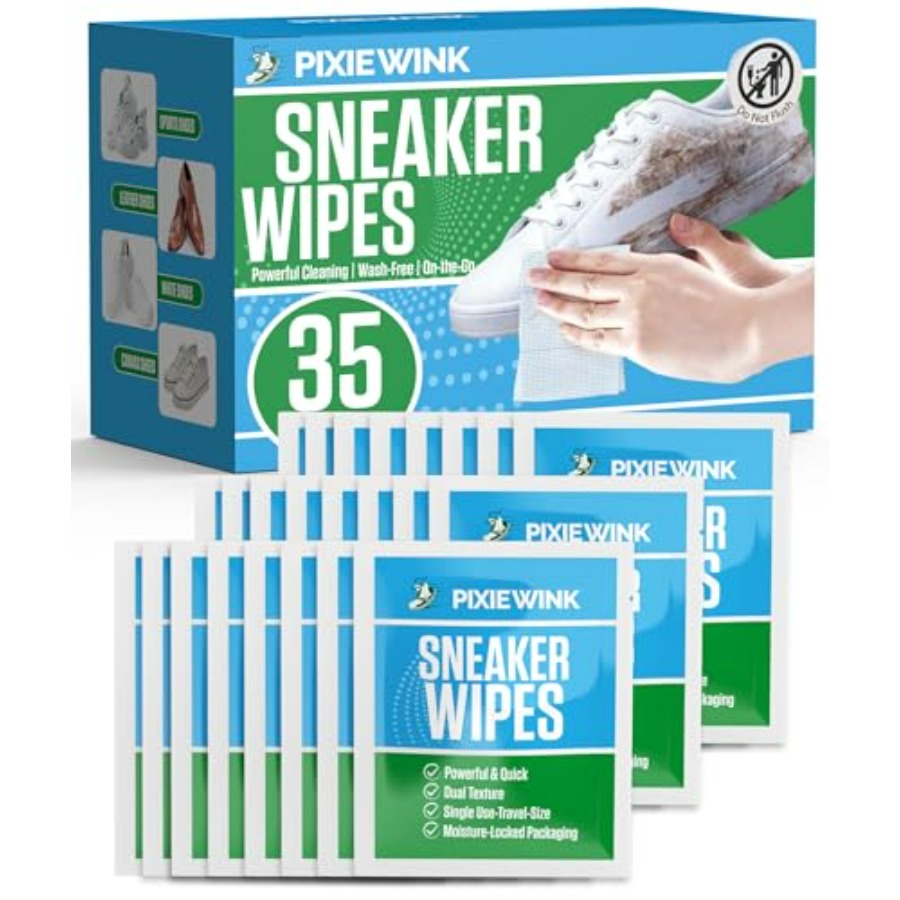 Sneaker Cleaning Wipes, Dual-S - مراجعة Sneaker Cleaner وسعره