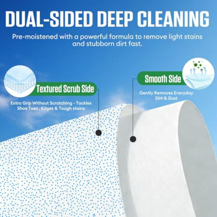 Sneaker Cleaning Wipes, Dual-S - مراجعة Sneaker Cleaner وسعره