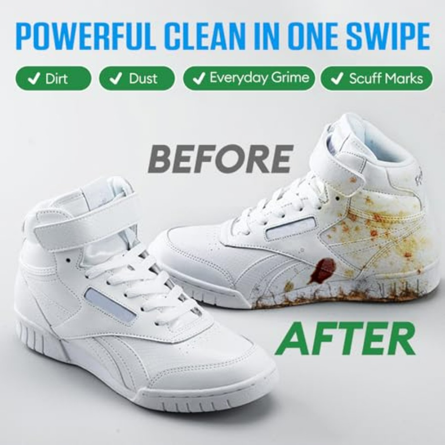 Sneaker Cleaning Wipes, Dual-S - مراجعة Sneaker Cleaner وسعره