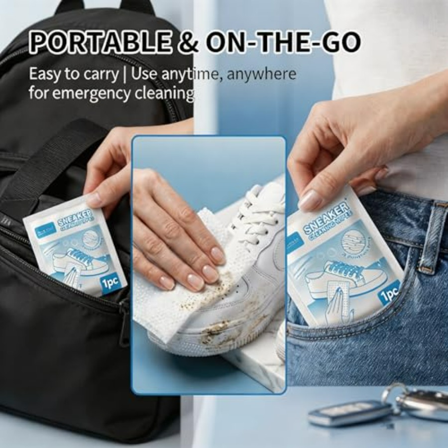 Sneaker Cleaner Wipes, Shoe Cl - مراجعة Sneaker Cleaner وسعره