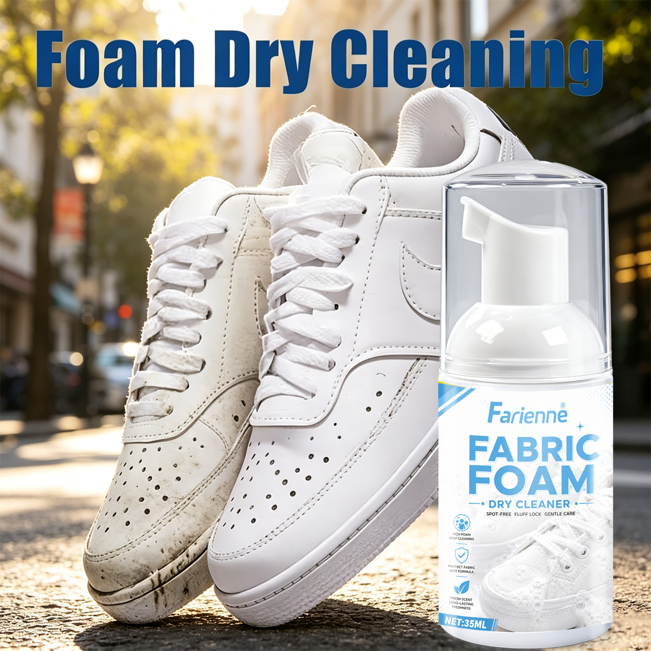 Farienne Fabric Foam Dry Clean - مراجعة Sneaker Cleaner وسعره