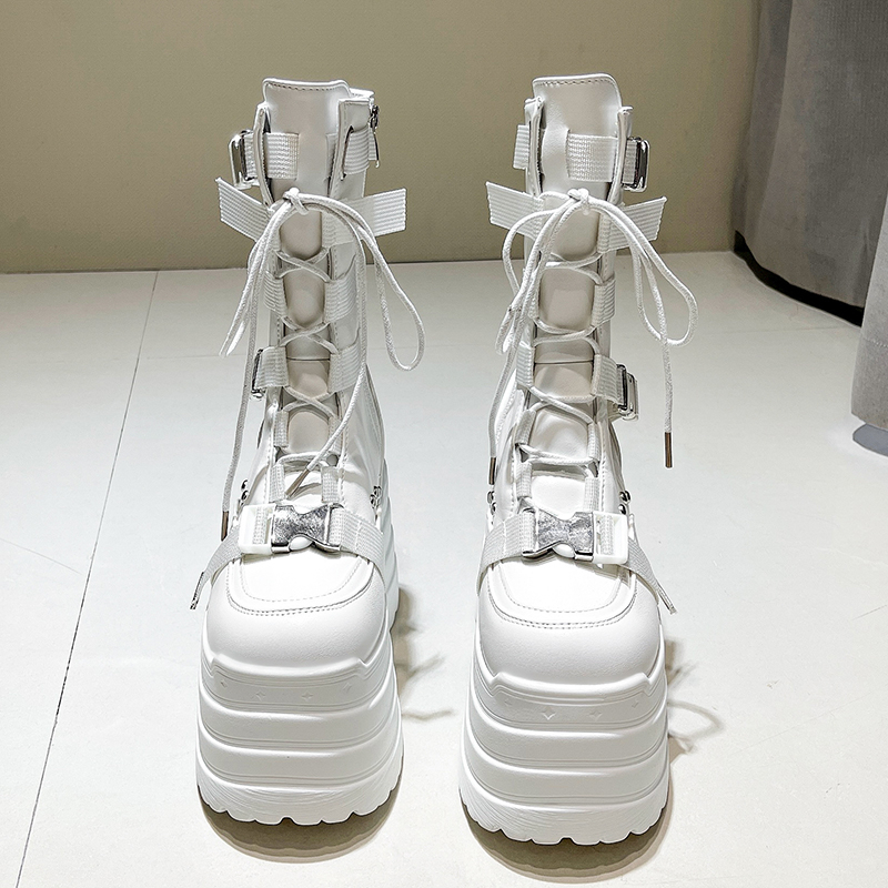 13.5CM,17CM Women Punk Boots A - مراجعة Sneaker Zone وسعره
