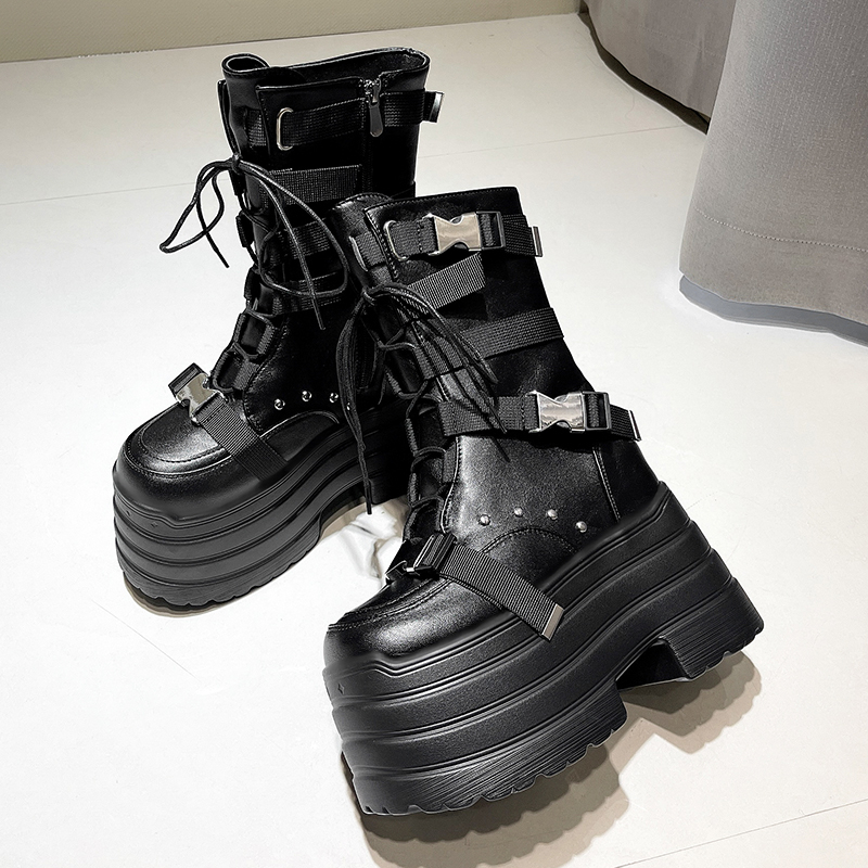 13.5CM,17CM Women Punk Boots A - مراجعة Sneaker Zone وسعره