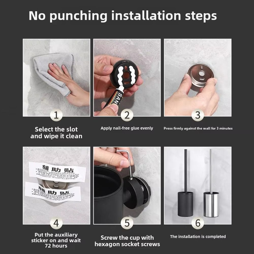 Stainless Steel Toilet Brush S - مراجعة Brush Bristle Set وسعره
