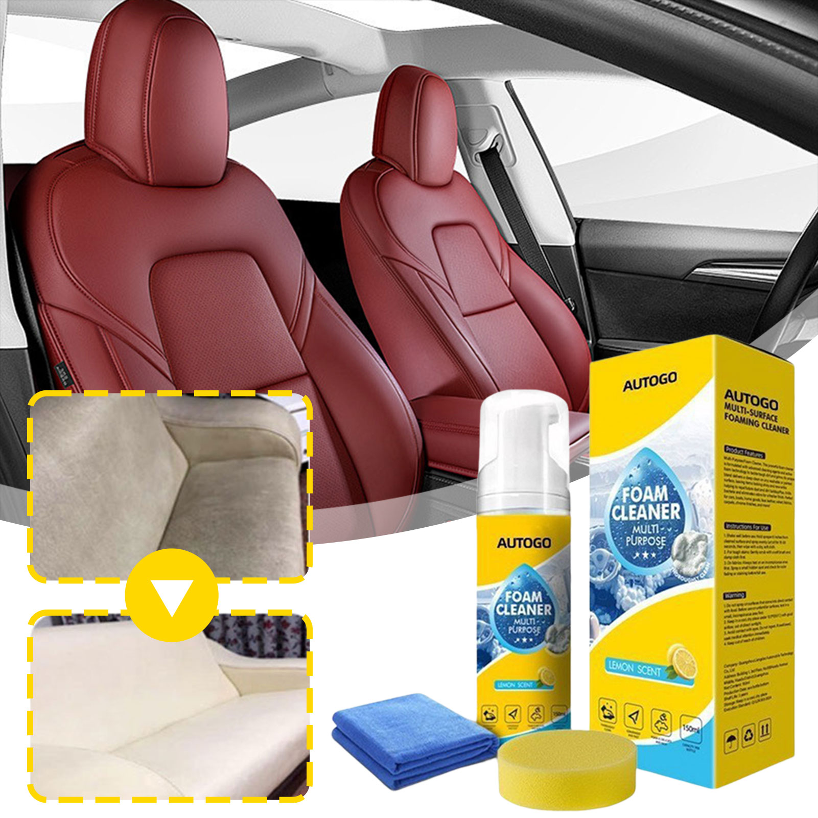 Multipurpose Foam Cleaner For  - مراجعة Sneaker Care Spray وسعره