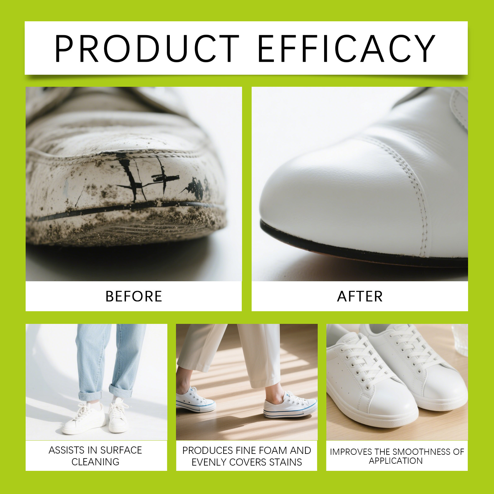 White Shoe Cleaner Sneaker Cle - مراجعة Sneaker Cleaning Kit وسعره