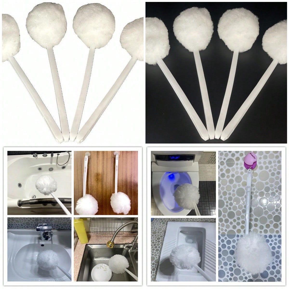 White Toilet Brush Set With So - مراجعة Brush Bristle Set وسعره