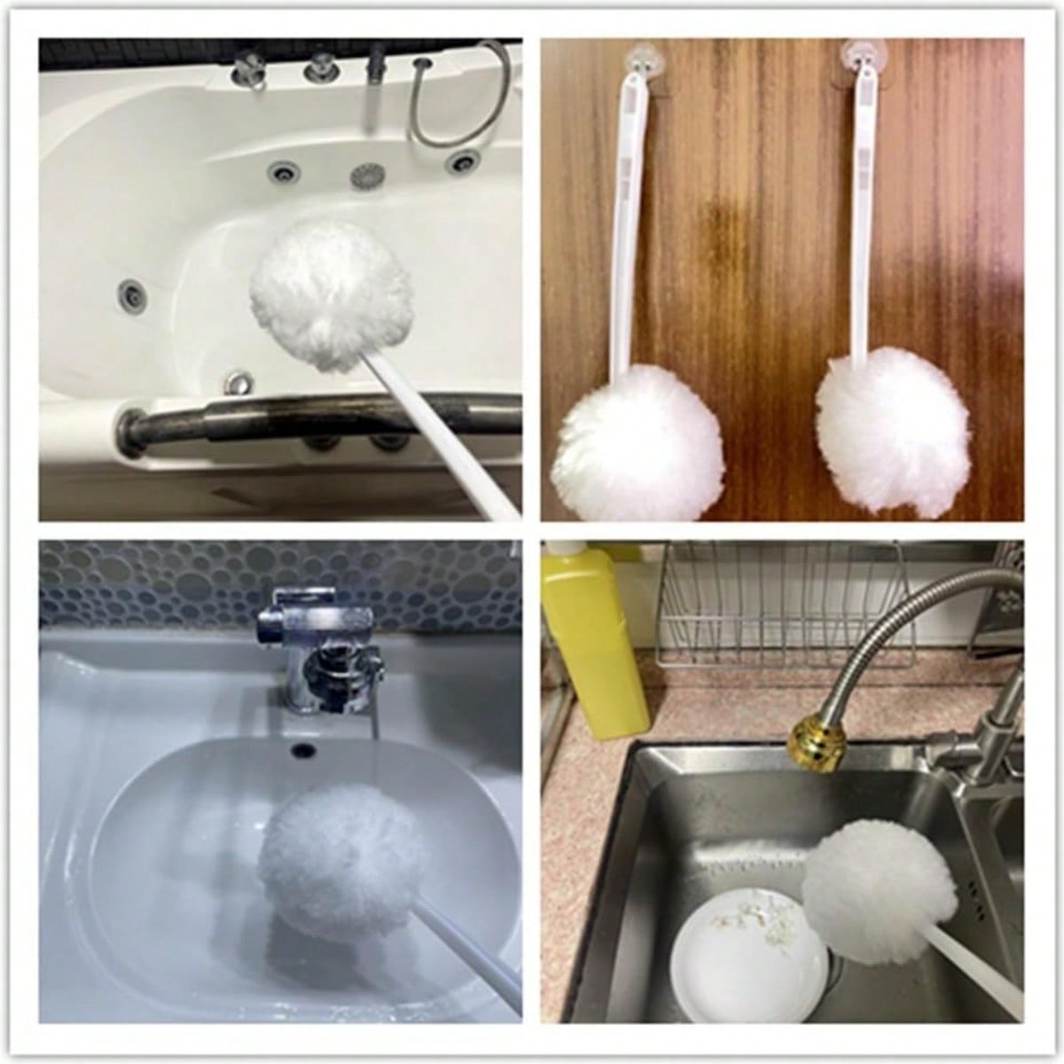 White Toilet Brush Set With So - مراجعة Brush Bristle Set وسعره