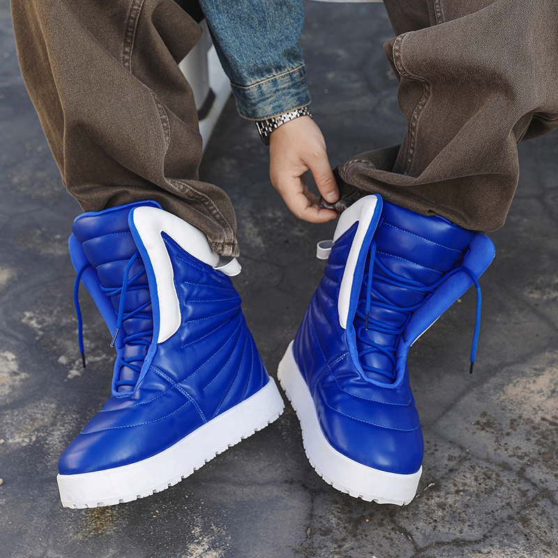 men boots 2025 New Winter Slip - مراجعة Sneaker Zone وسعره