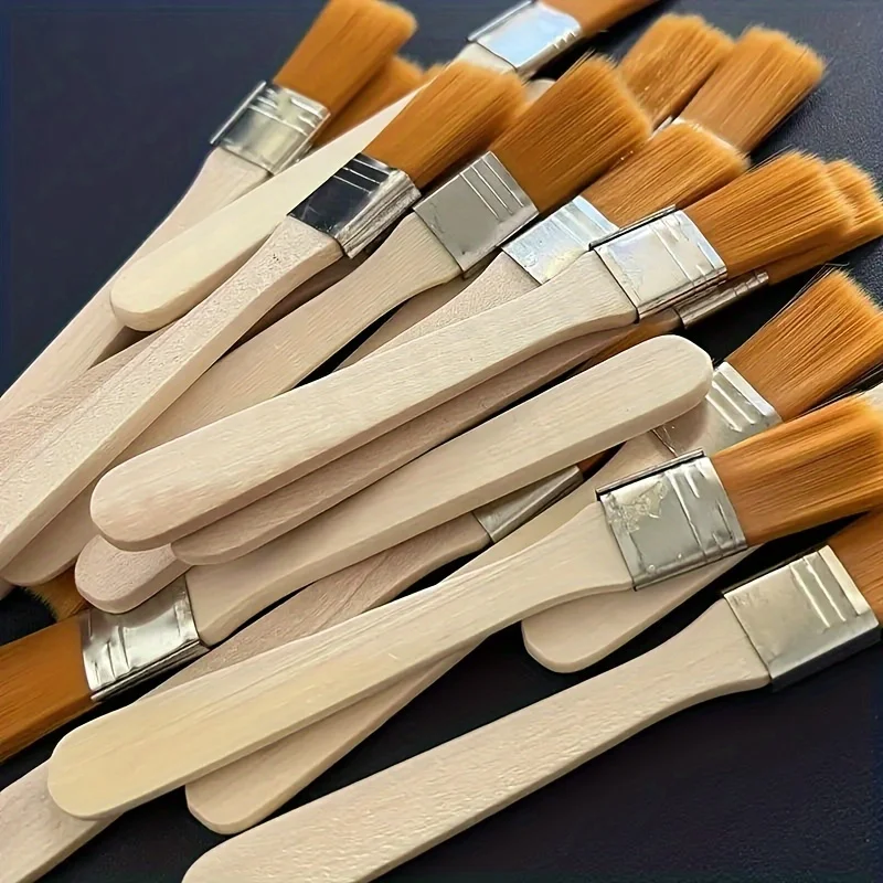 10Pcs Wooden Handle Nylon Bris - مراجعة Brush Bristle Set وسعره
