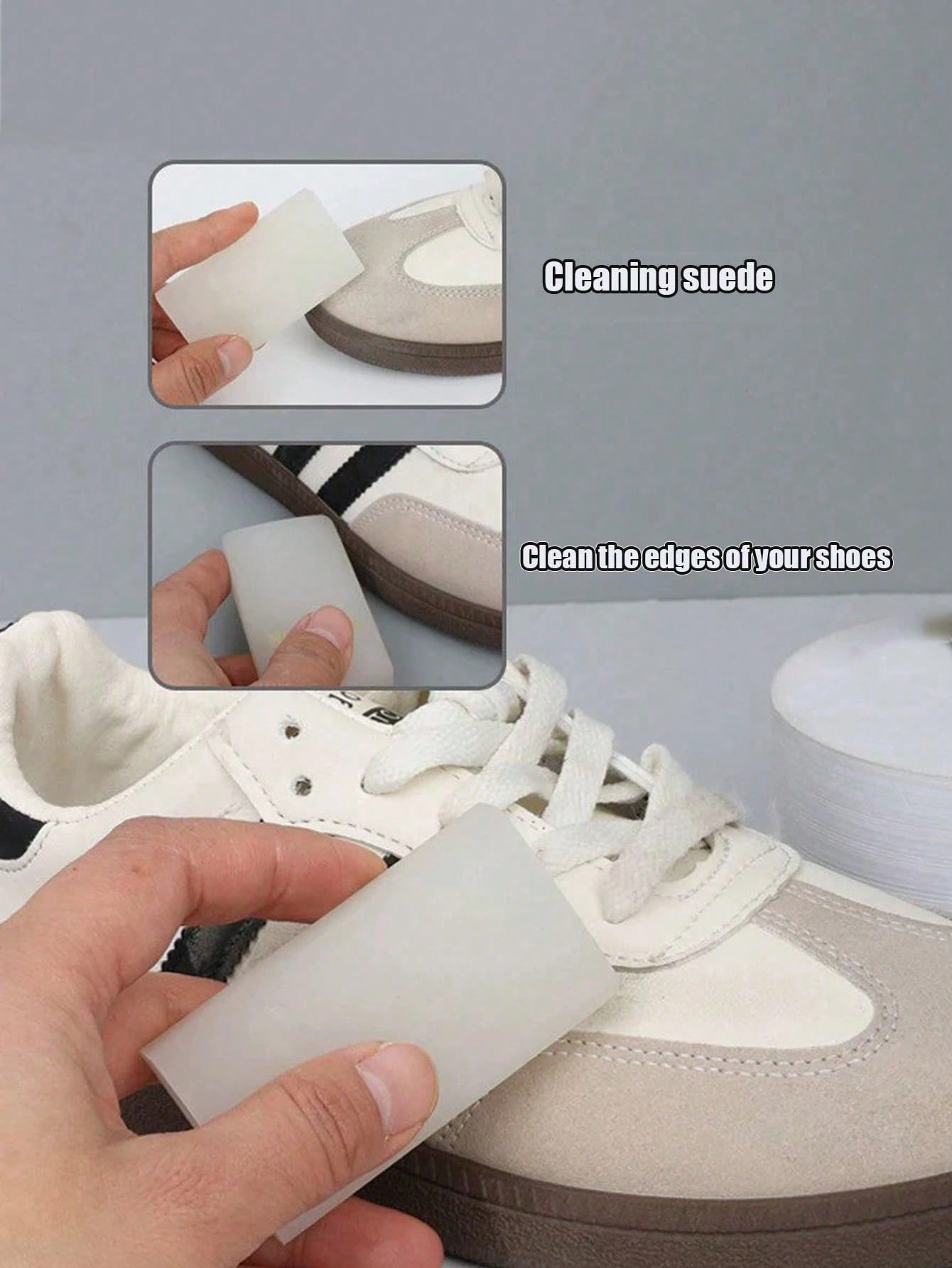 2/1pc Portable Suede Shoe Clea - مراجعة Sneaker Care For Suede وسعره