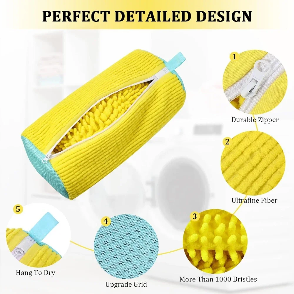 1/4PCS Shoe Washing Bag Washin - مراجعة Sneaker Cleaner وسعره